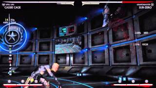 Mortal Kombat X - Cassie Cage (SpecOps) 49% & 50% 1 Bar Corner Combos