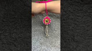 Handmade boho and Lumba for Bhabhi #rakhi #rakhispecial #handmaderakhi #lumba