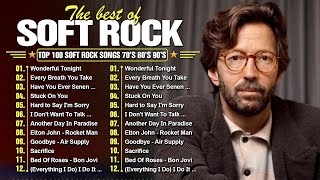 Eric Clapton, Phil Collins, Lionel Richie, Michael Bolton, Rod Stewart 💖 Soft Rock Ballads 70s80s90s