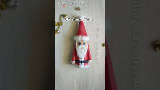 DIY Santa Claus using paper 🎄 || easy n simple Santa Claus making #christmas #ytshorts #shorts #diy