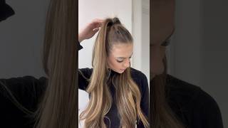 Penteado para festas e festivais com rabo de cavalo. #penteados #penteadossimples #hairtutorial