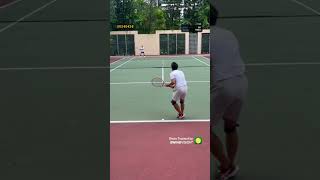 if only I could hit like this all the time #tennistime #tennisplayer #tennisfever #playingtennis