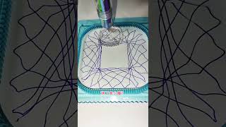 How many rotations did the pen make in total? ?? #Spirograph #satisfying #shorts