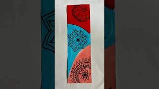 Mandala bookmark🔖 #short ##