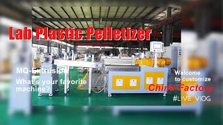 Lab twin screw extruder Small plastic pelletizer for PEEK or LCP