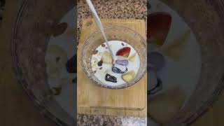 Healthy drink with Apple&Dry fruits #healthy #milkshake#shortvideo#dryfruits#subscribe