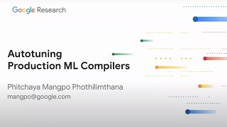 Autotuning Production Machine Learning Compilers | SAMPL Talk 2021/11/04