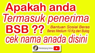 Apakah anda termasuk penerima BSB ??  cek nama anda disini