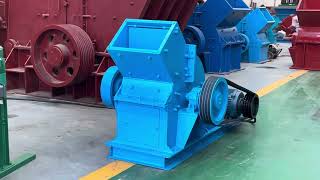 PC 600x400 hammer crusher is testing