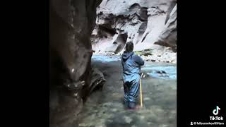 The Narrows at Zion National Park, Utah A brief walk through the slot