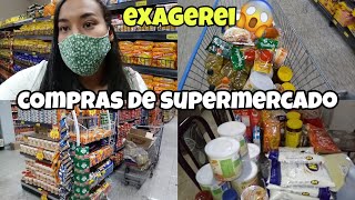 COMPRAS DO MÊS EXAGEREI QUANTO FICOU TUDO...