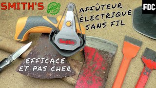 Aiguiseur électrique sans fil Smith's - EFFICACE ET VRAIMENT PAS CHER !!!