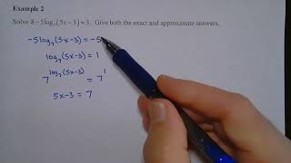 Solving More Exponential & Logarithm Equations