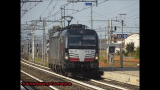 TRENI DI TUTTI I TIPI TRA TRANSITI E PARTENZE NELLA STAZIONE DI POGGIO RUSCO!