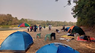 camping Masti with family Barnavapara wildlife sanctuary Chhattisgarh || pitthul game || camp goals