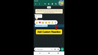 How to Change REACTION Emoji on Whatsapp | Whatsapp reaction emoji change #shorts