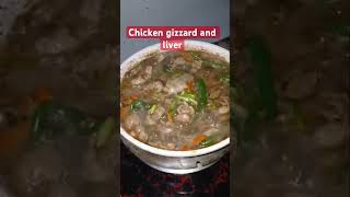 #shorts #cooking #chicken gizzard and liver