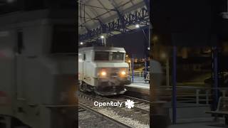 Passage des BB7344 et BB7346 + Wagons Citernes et Plat en Gare de Dax