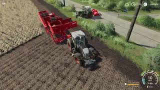 FS19 on recolte des patates + transport d animaux !!!!