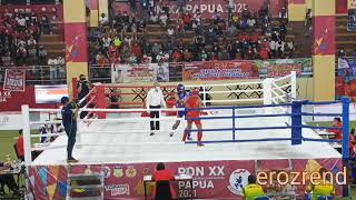 PON XX PAPUA 2021 FINAL MUAYTHAI -73KG MERAH ADETIA ARMADANI JATENG VS BIRU DEVAN VEBRA KALTIM