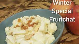 Fruitchaat || Winter special fruitchat || Easy to make in lunch || F&I cooking world👩‍🍳