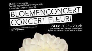 Donderdag/Jeudi 24 - 08 - 2023, Bloemenconcert - Concert Fleuri  20 u/h