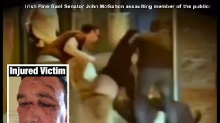 BREAKING: Irish Government Senator viciously assaults man in street