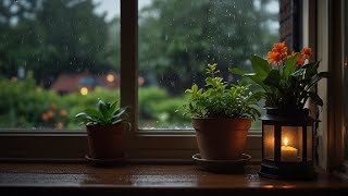 Rain Sounds on Windows to Soothe Anxiety and Tension, Say Goodbye to Stress and Insomnia