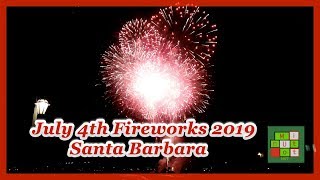 July 4th Fireworks in Santa Barbara 2019 | đốt pháo bông ngày độc lập USA - #241