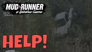 WINCH SIMULATOR | Spintires: Mudrunner with Wheelcam | Offroad Kalimantan | New Modded Map