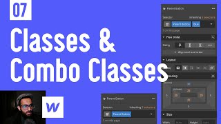 Classes and Combo Classes in Webflow - Ep 07 (Urdu / Hindi)