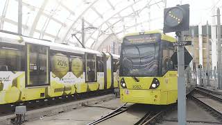 Shudehill and Market Street improvement works - Manchester Metrolink (2024.07.30)