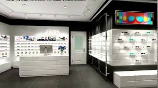 Optical shop design, fashion optical displays furniture