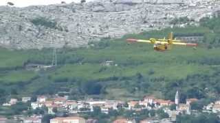 Löschflugzeug in Split Stobreč