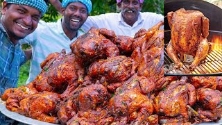 Cooking in natural surroundings | cooking chicken | chicken grill | Eat a whole chicken