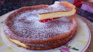 Tarta de yogur griego. ¡Receta muy sencilla y con un sabor exquisito!