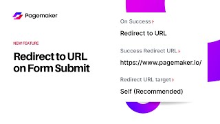 Redirect User to Another Link on Form Submit in Pagemaker