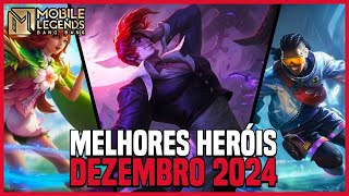 TOP 3 MELHORES HERÓIS DE CADA CLASSE | DEZEMBRO 2024 | MLBB