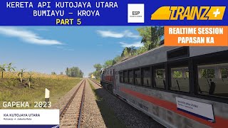 5. KERETA API KUTOJAYA UTARA | BUMIAYU - KROYA | PART 5 | TRAINZ SIMULATOR INDONESIA