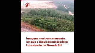 Dique de Mineradora transborda em MG