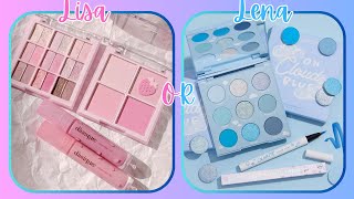 Pink vs Blue || LISA OR LENA ||#lisa #lisaandlena #trending