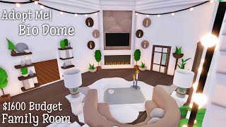 Adopt Me! Bio Dome House - Cozy Family Room - Tour and Speed Build