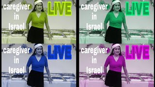 caregiver in israel:live stream at netanya beach