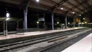 Noche de trenes en Medina del Campo.