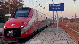 TRENI di TUTTI i TIPI alla STAZIONE FERROVIARIA di BOLOGNA CORTICELLA!!