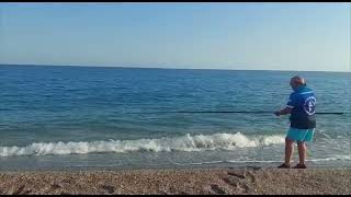 Surfcasting.Dorada, captura y suelta.