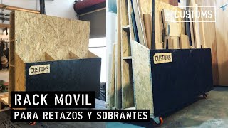 Rack móvil para retazos, recortes y sobrantes | CUSTOMS