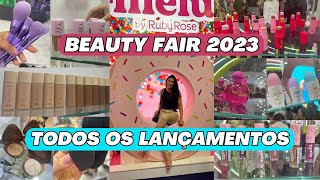 NOVIDADES BEAUTY FAIR 2023: LANÇAMENTOS RUBY ROSE e MELU - Linha Glass, Stick, Perfumes, pincéis e +