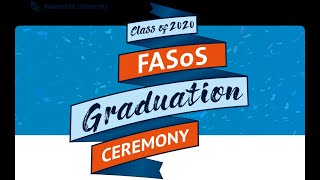 Summary FASoS Online Master's Graduation Ceremony 12/12/2020