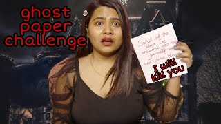 Ghost Paper Challenge at 3am | RIA